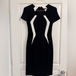 Hugo Boss Black and White Dress